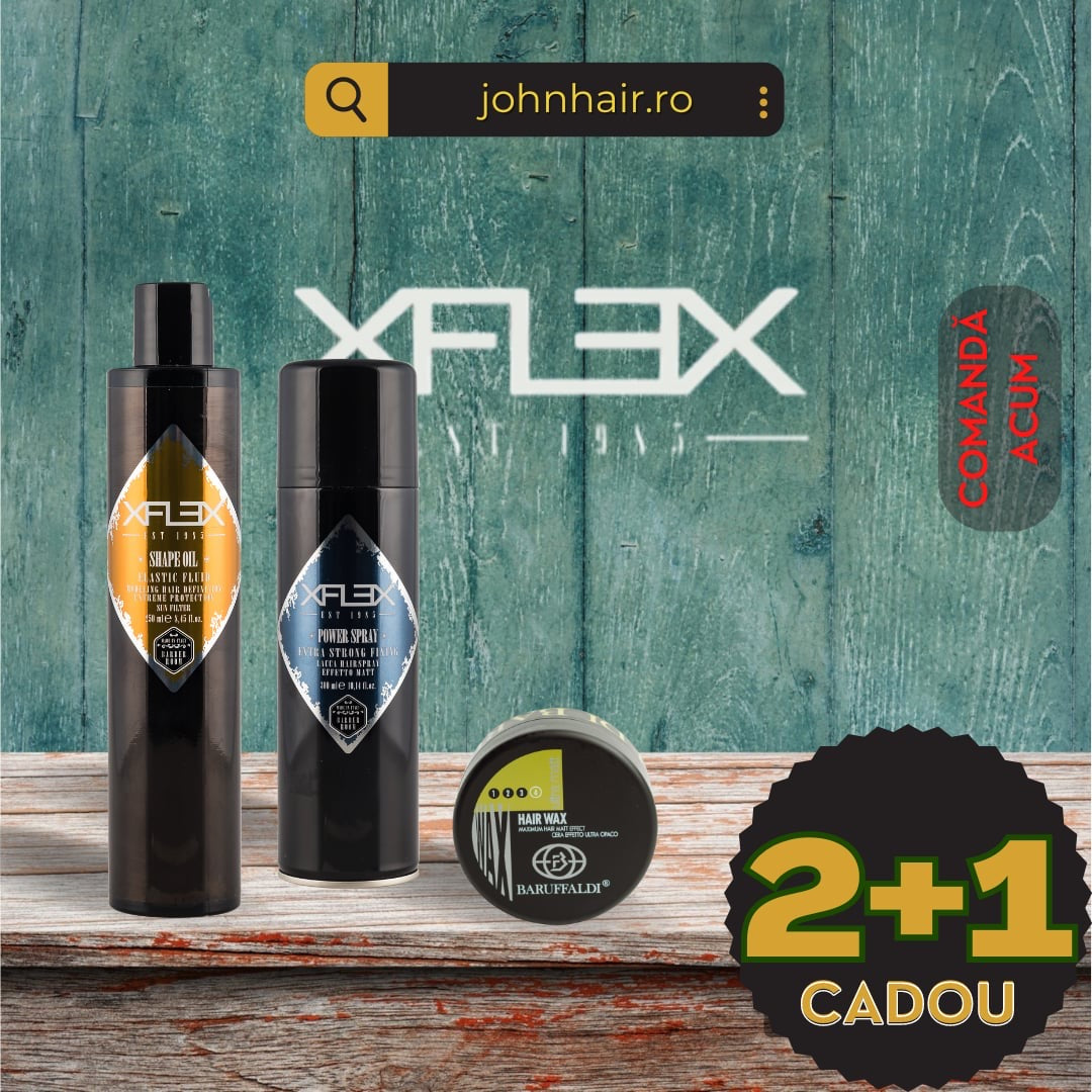 Set Îngrijire Păr Baruffaldi + Ceară | Look Perfect Masculin