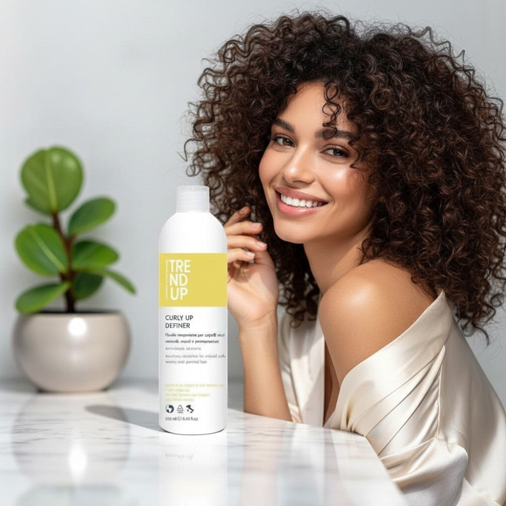 Fluid definitor Curly Up 250 ml pentru bucle definite, hidratare și efect anti-frizz
