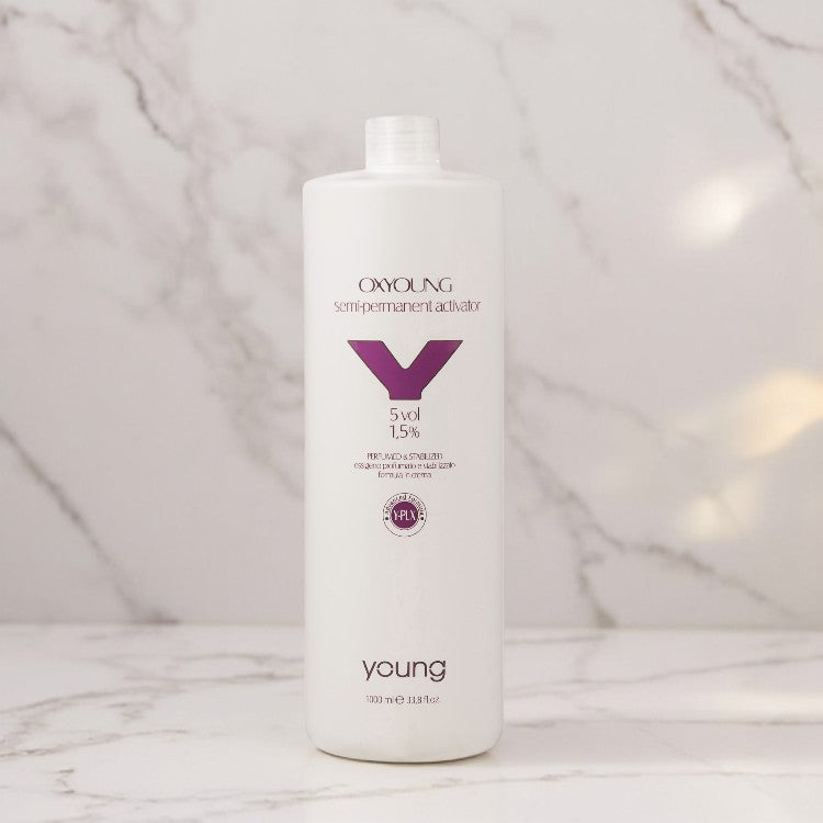 Emulsie oxidantă Young Y-Plex pentru tonifiere intensivă 5Vol/1.5% 1000ML