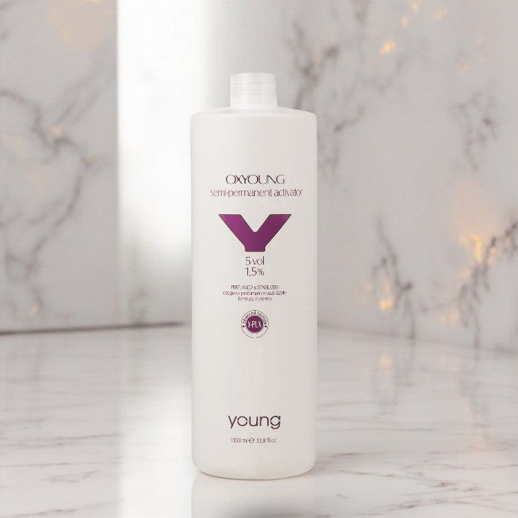 Emulsie oxidantă Young Y-Plex pentru tonifiere intensivă 5Vol/1.5% 1000ML