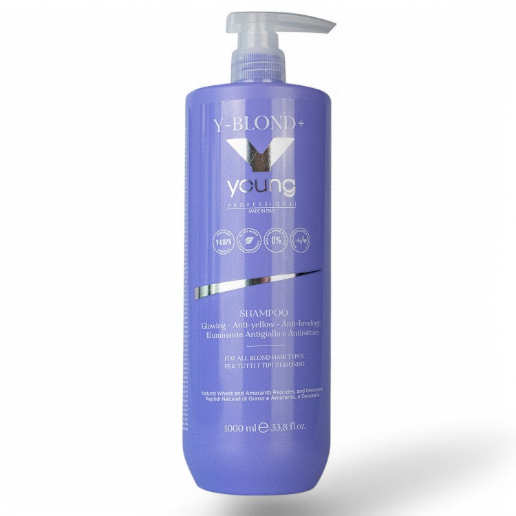 Șampon Y-Blond+ 1000 ml | Pentru Reflexe Reci și Păr Strălucitor