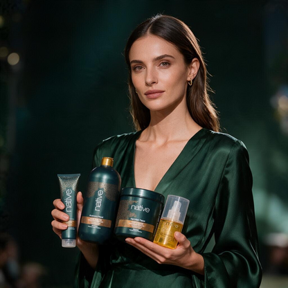 Set Native Ulei de Argan Protecție Culoare – Format Mare