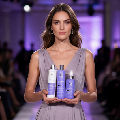 Set Y-Blond Șampon Neutralizare Galben + Balsam + Spray Tonizant