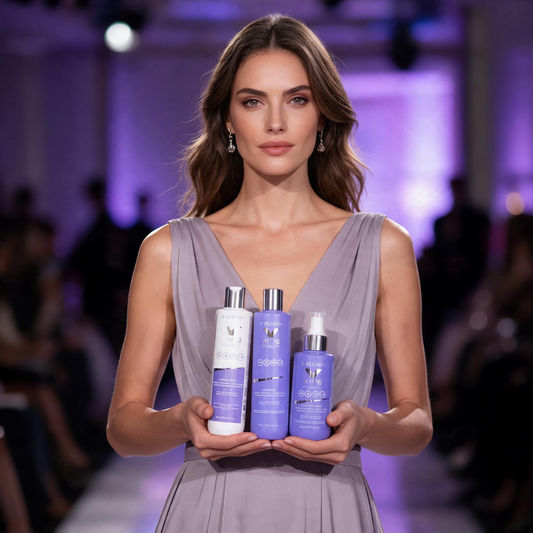 Set Y-Blond Șampon Neutralizare Galben + Balsam + Spray Tonizant