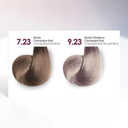 Vopsea Profesionala de Par Young Color 7.23 Beige Blonde | Cu Acid Hialuronic, Vitamina E si Y-PLX