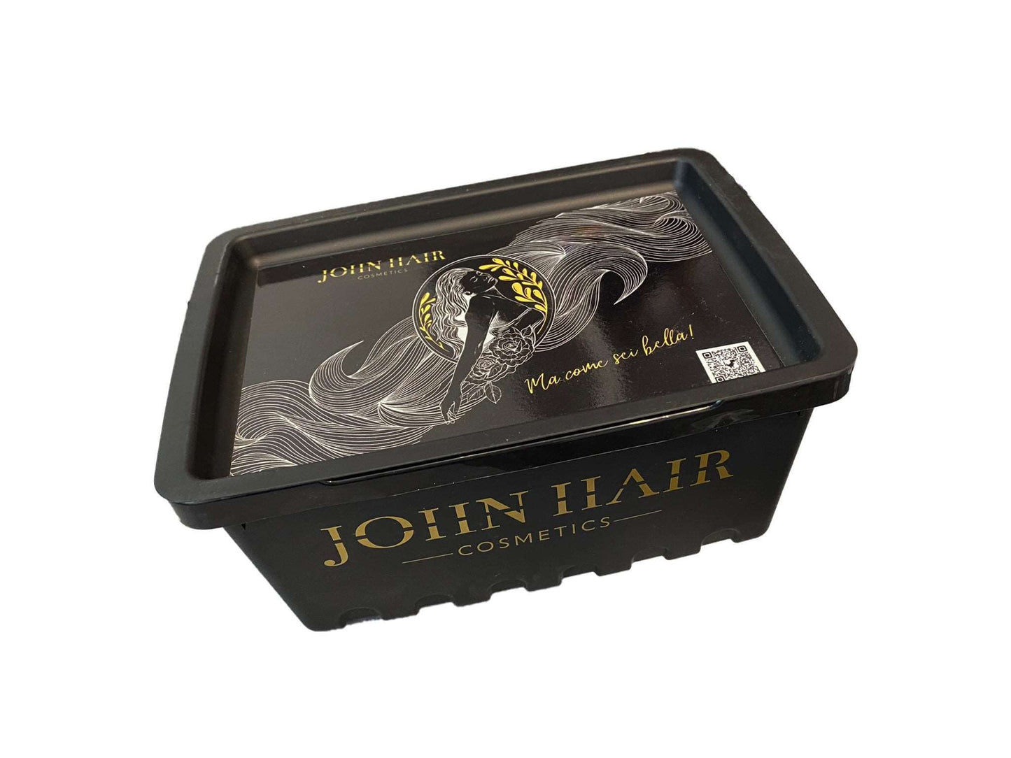 21 Black & Gold Roses JOHN HAIR în ambalaj personalizat - John Hair #