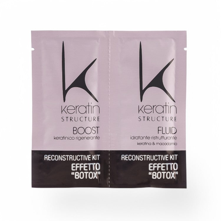 Tratament Botox cu keratină 2x12 ml – păr neted, regenerat și strălucitor profesional pentru păr – John Hair
