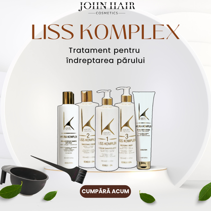 Tratament de Îndreptare a Părului Keratin Structure - Liss Komplex - Set Complet