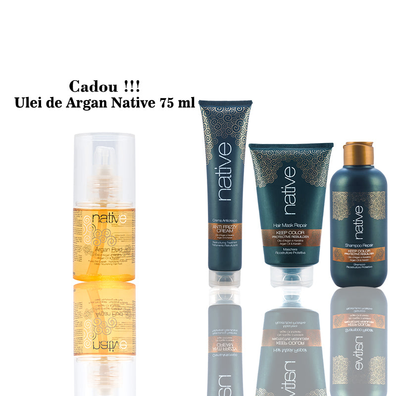 Set complet de îngrijire a luxului pentru păr Native  !