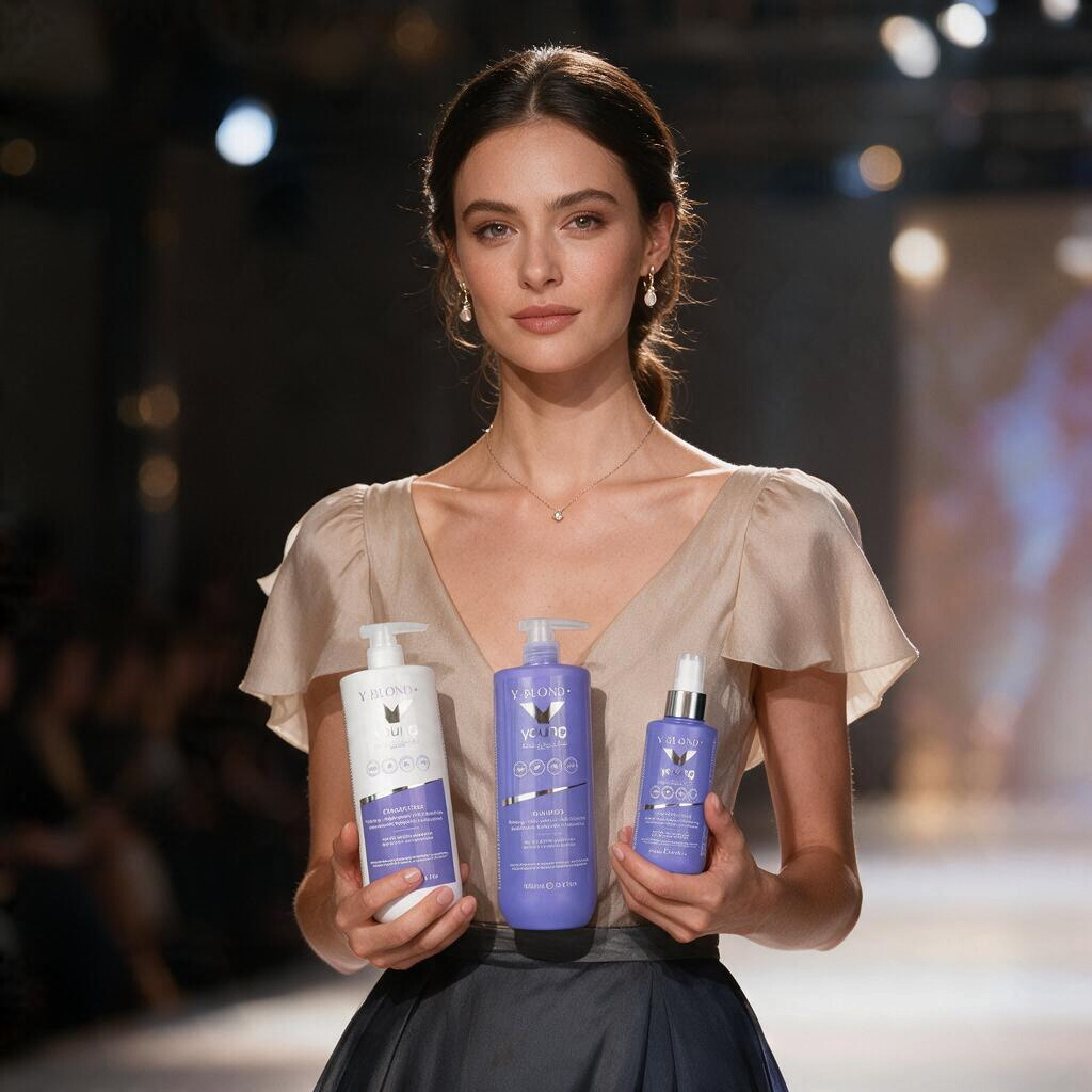 Set max Y-Blond Neutralizare Galben – Șampon + Balsam + Spray | John Hair