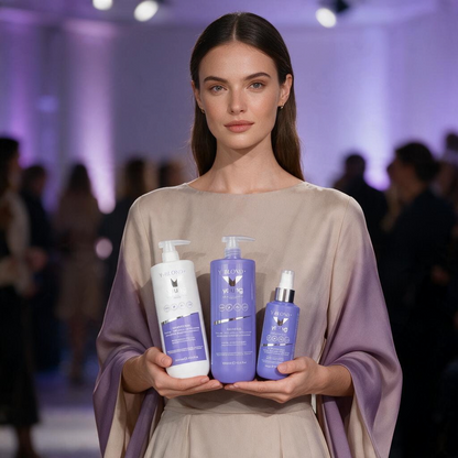 Set max Y-Blond Neutralizare Galben – Șampon + Balsam + Spray | John Hair