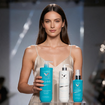 Set max Y-Force Șampon Regenerator Anti-Age + Balsam + Spray Instant