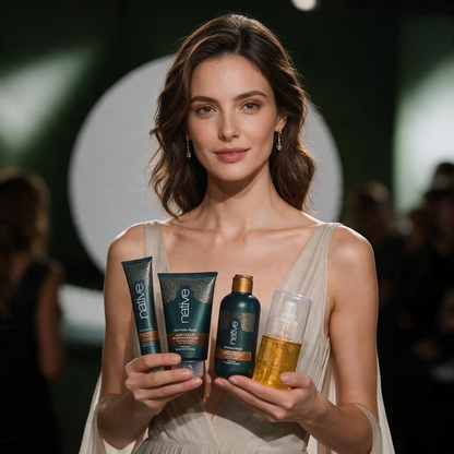 Set Native Ulei de Argan Protecție Culoare – Format Mic