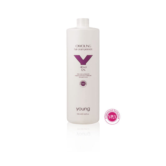 Emulsie oxidantă Young Y-Plex pentru vopsea de păr persistentă 40Vol/12% 1000ML - John Hair #