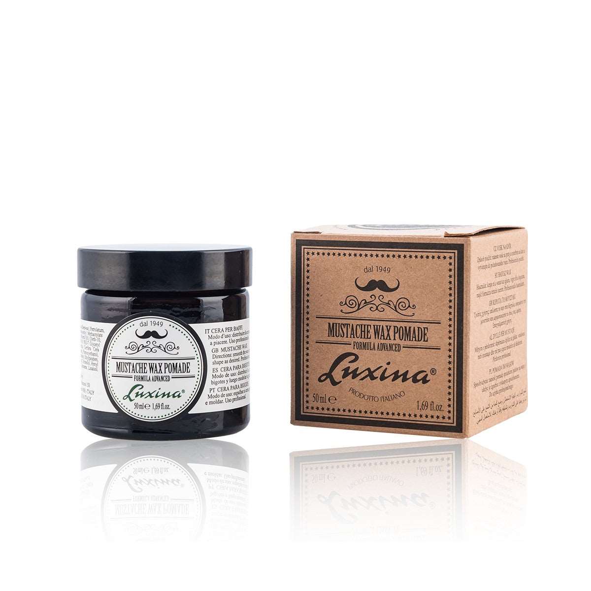 Luxina Mustache Wax Pomade Strong 30 ml - John Hair #