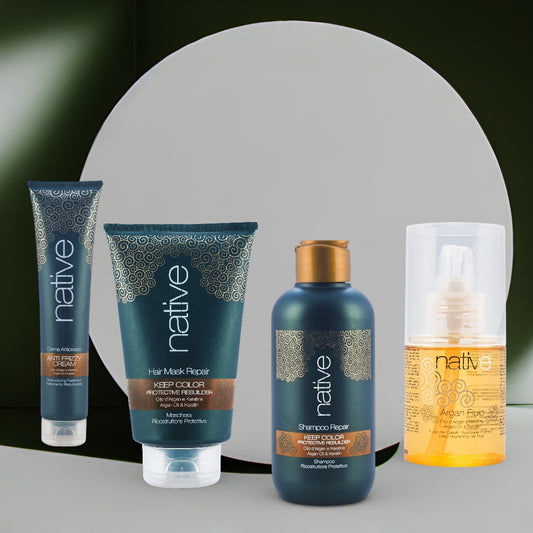 Set Native Ulei de Argan Protecție Culoare – Format Mic