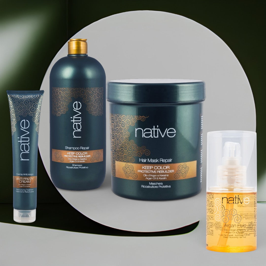 Set Native Ulei de Argan Protecție Culoare – Format Mare