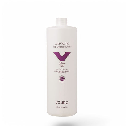 Emulsie oxidantă Young Y-Plex pentru vopsea de păr persistentă 20Vol/6%