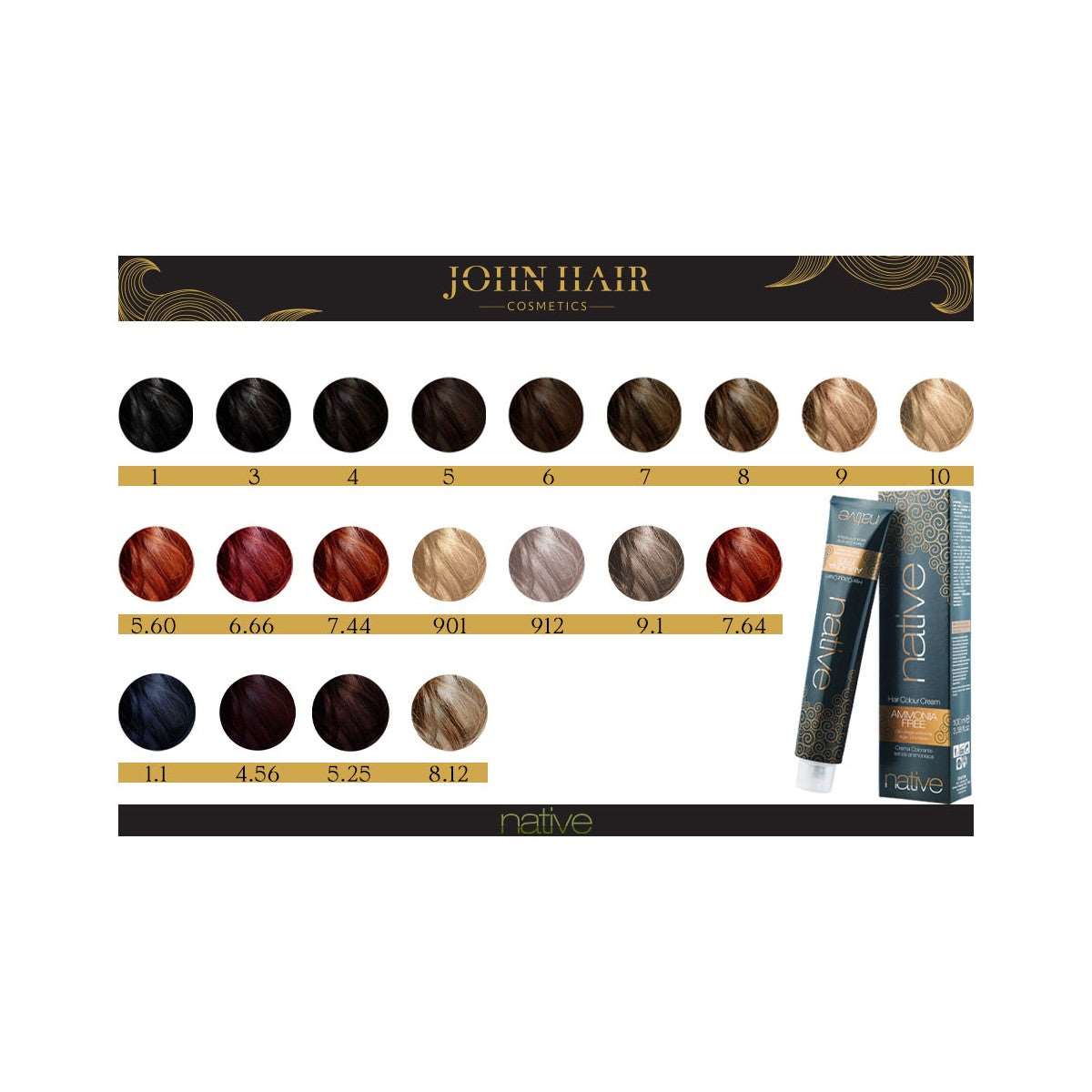 Starter kit profesional Native - John Hair #