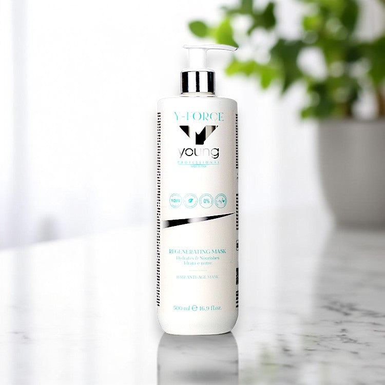 Mască Regenerantă Y-Force 500 ml | Nutriție și Reparare Intensivă